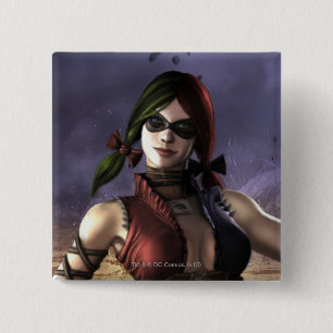 Harley Quinn 2 Inch Square Button