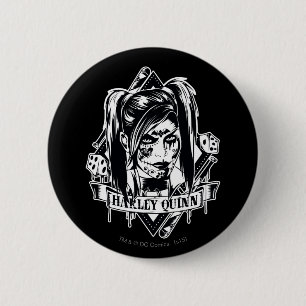 Harley Quinn Badge 2 Inch Round Button