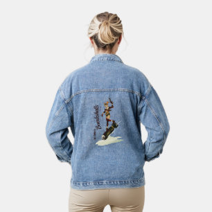 Harley Quinn Bombshells Pinup Denim Jacket