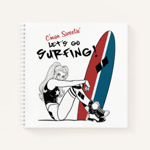Harley Quinn - Let's Go Surfing Notebook