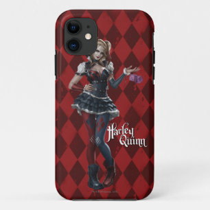 Harley Quinn With Fuzzy Dice iPhone 11 Case