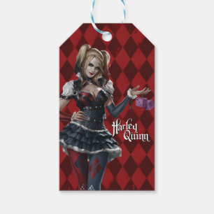 Harley Quinn With Fuzzy Dice Gift Tags