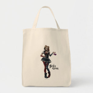 Harley Quinn With Fuzzy Dice Tote Bag
