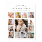 HARLOW 1st Birthday Welcome Sign Baby Photos 18x24
