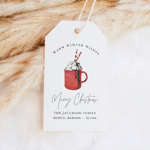 HARLOW Cozy Hot Cocoa Christmas Family Gift Tags