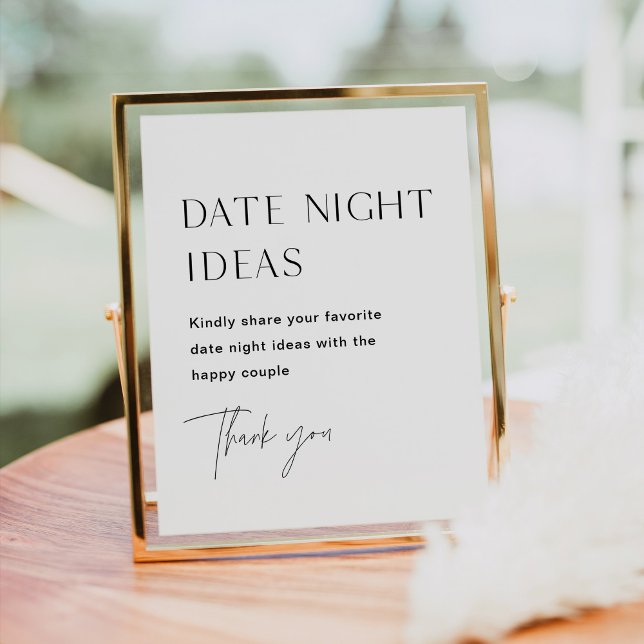HARLOW Date Night Ideas Sign (Creator Uploaded)