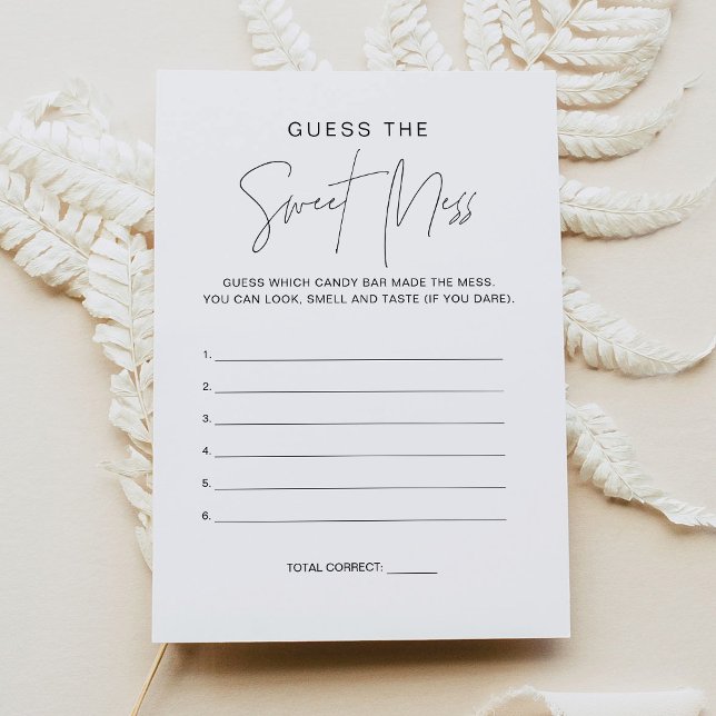 HARLOW devine la carte de jeu Sweet Mess (Créateur téléchargé)