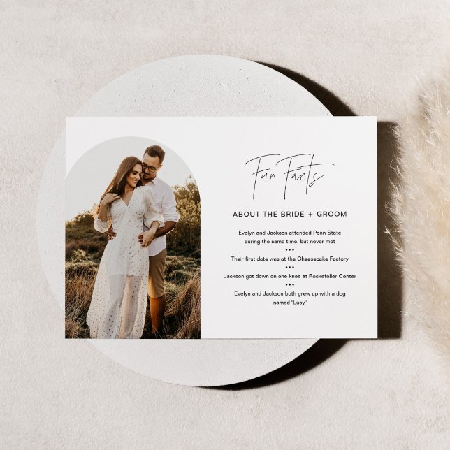 HARLOW Fun Facts About the Bride and Groom Card (Creator Uploaded)