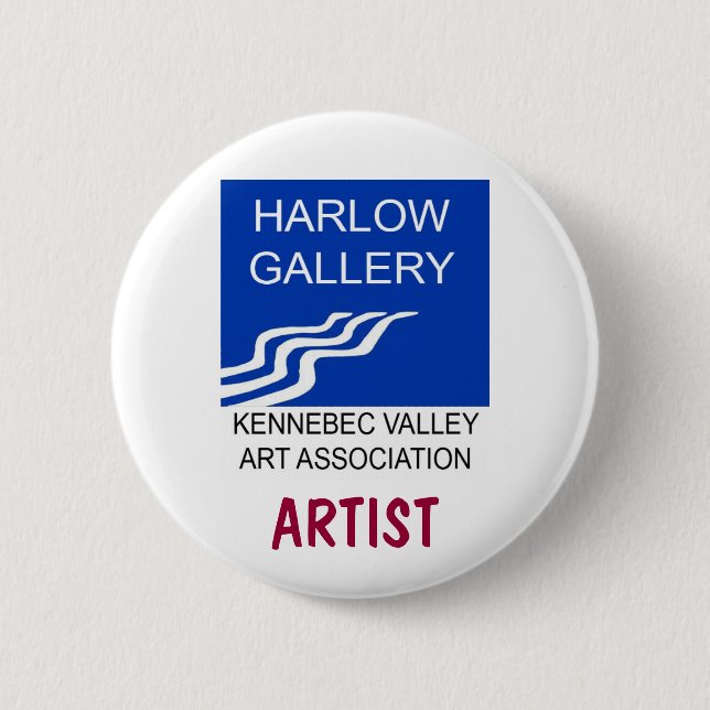 Harlow Gallery Artist Button (Front)