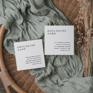 HARLOW Minimalist Enclosure Card Invitation Insert