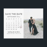 HARLOW modern simple clean save the date postcard<br><div class="desc">This is a modern save the date postcard featuring a simple   clean modern design. Use the "personalize this template" button to make this save the date completely your own.</div>