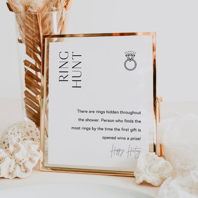 HARLOW Ring Hunt Bridal Shower Game Poster (Creator Uploaded)