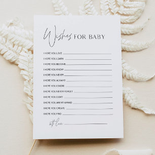 HARLOW souhaite obtenir une carte de conseil Baby 