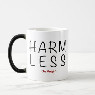 Harm Less - Go Vegan Magic Mug