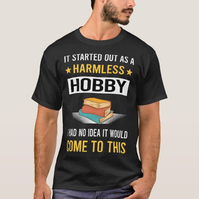 Harmless Hobby Book Restoration T-Shirt (Front)