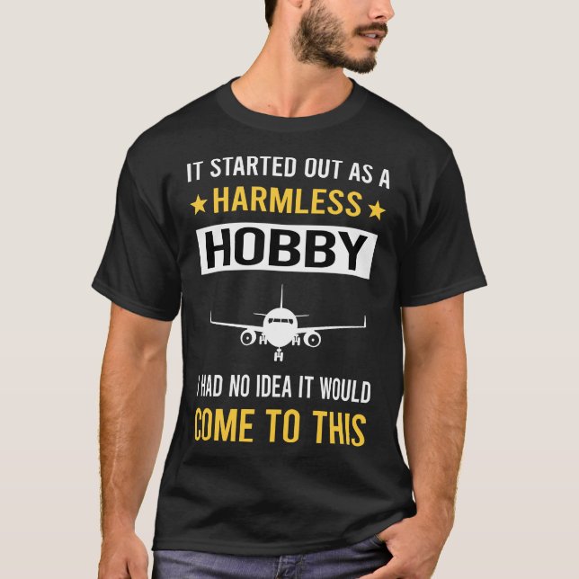 Harmless Hobby Model Aircraft T-Shirt (Front)