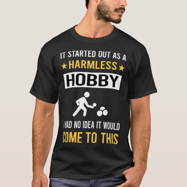 Harmless Hobby Petanque T-Shirt (Front)