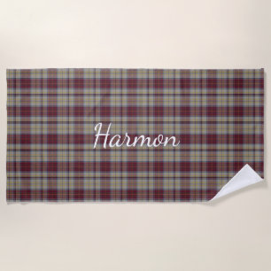 Harmon Dress Tartan Plaid Beach Towel