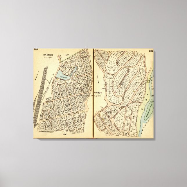 Harmon Park, New York 2 Canvas Print (Front)