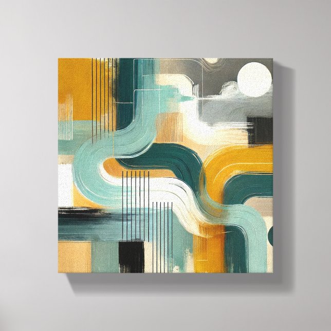 Harmonic Flow Canvas Print (Front)