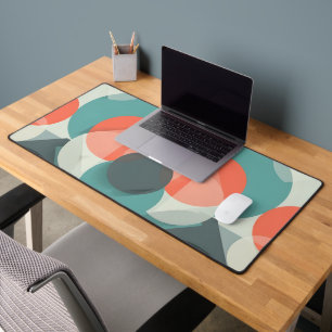 Harmonic Geometric Pattern Desk Mat