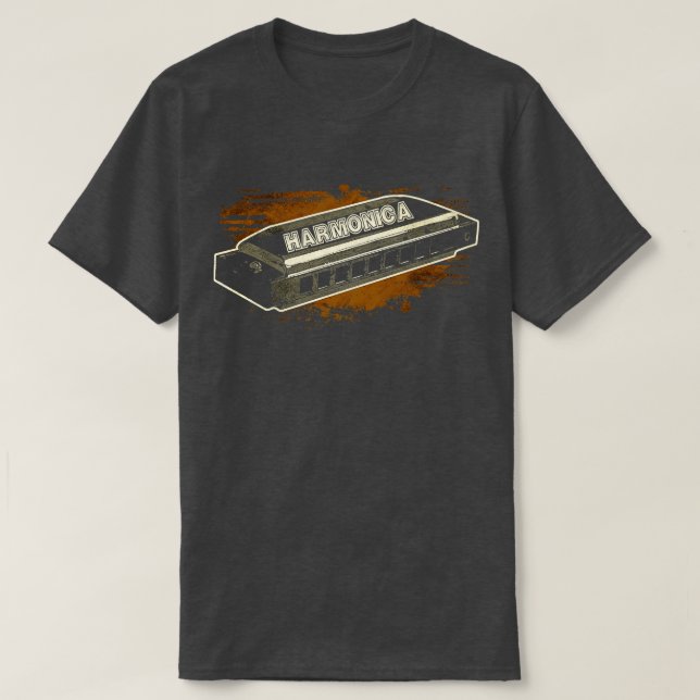 Harmonica 12 T-Shirt (Design Front)