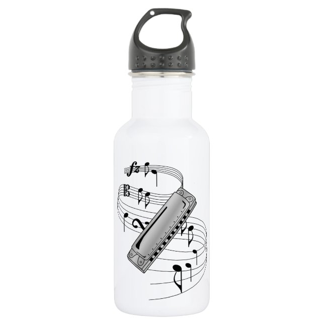 Harmonica 532 Ml Water Bottle (Front)