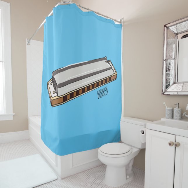 Harmonica cartoon illustration (In Situ)