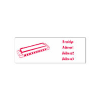 Harmonica cartoon illustration