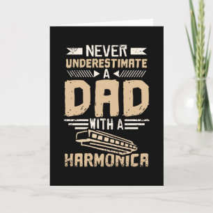 Harmonica Dad Card