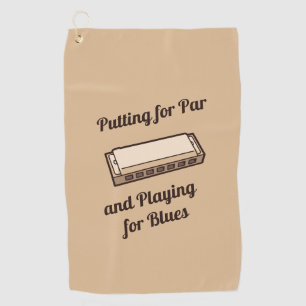 Harmonica Golf Towel