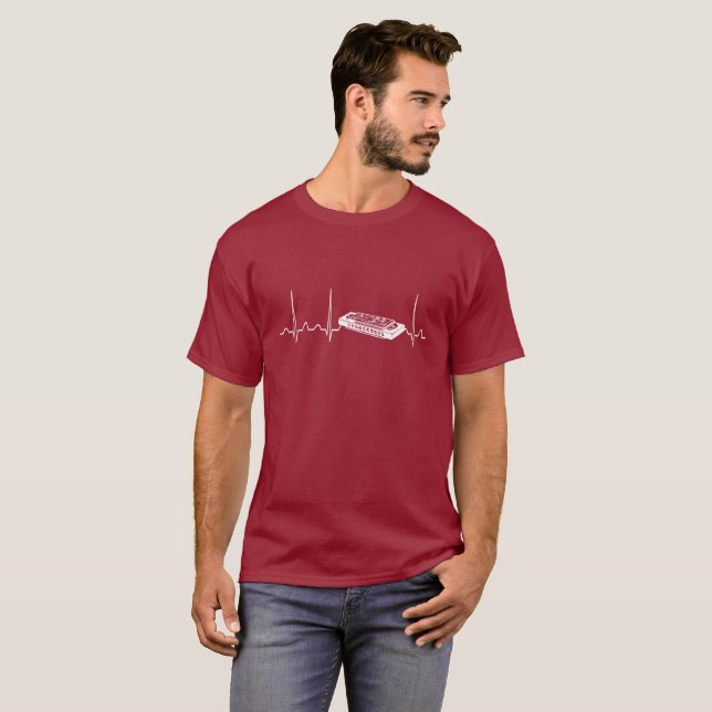 HARMONICA HEARTBEAT T-Shirt (Front Full)
