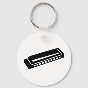 Harmonica Keychain