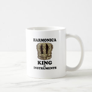 Harmonica King of Instruments Coffee Mug