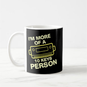 Harmonica Lover Retro Funny Wordplay Harmonicists Coffee Mug