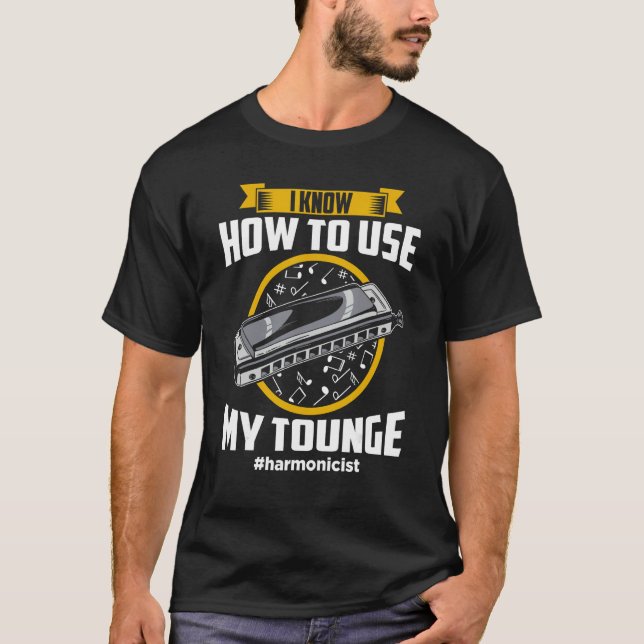 Harmonica Playing For Harmonica Player Harmonica T T-Shirt (Front)