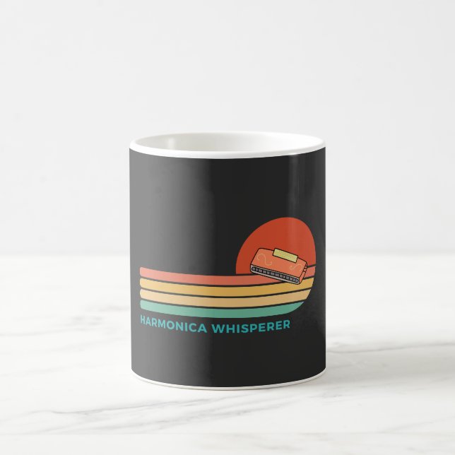 harmonica whisperer  coffee mug (Center)