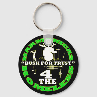 Harmonicas for the Homeless Keychain