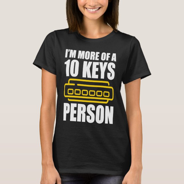Harmonicist 10 Keys Person T-Shirt (Front)
