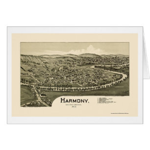 Harmonie, carte panoramique de PA - 1901
