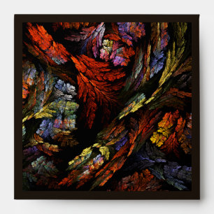 Harmonie des couleurs Enveloppe Carré d'art Abstra