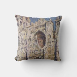 Harmonie in Blau und Gold Claude Monet Throw Pillow