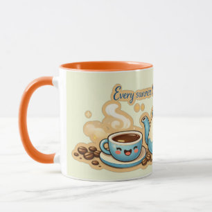 Harmonie matinale bleue Tasse d'inspiration au l