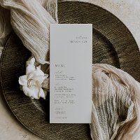HARMONIE Olive Green Place Card Menu