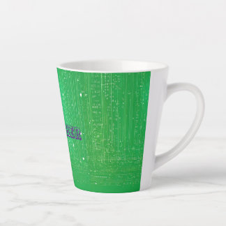 Harmonie verte : Ensemble Texte Latte Mug avec Des