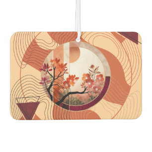 Harmonious Orange Blossom Circles Air Freshener