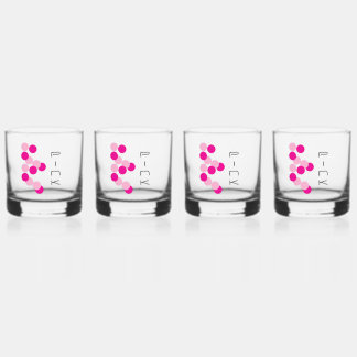 Harmonious Pink Fusion Whiskey Glass