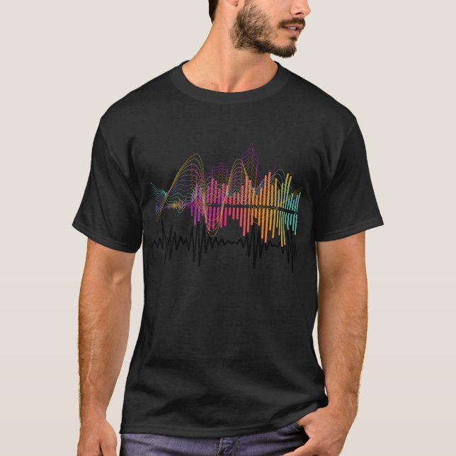Harmonious Waves of Colour T-Shirt (Front)