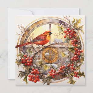 Harmonious Yuletide Magic Holiday Card