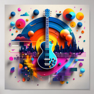 HarmoniSonic Fusion: A Visual Ode to the Beat and  Poster